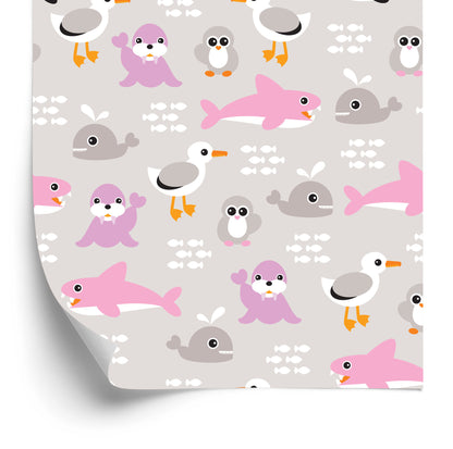 Wallpaper Animals Whales For Girls
