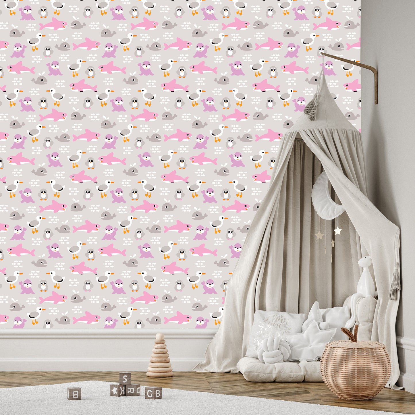 Wallpaper Animals Whales For Girls