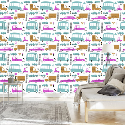 Wallpaper Trucks On The Road
