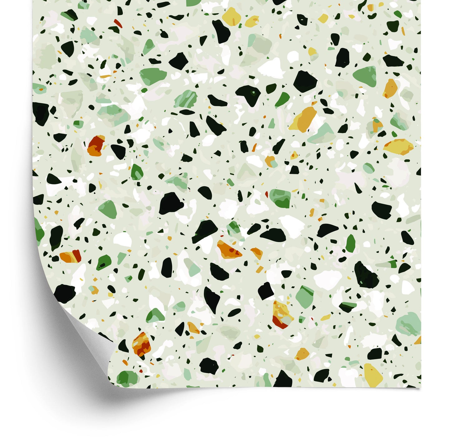 Wallpaper Colorful Terrazzo Concrete