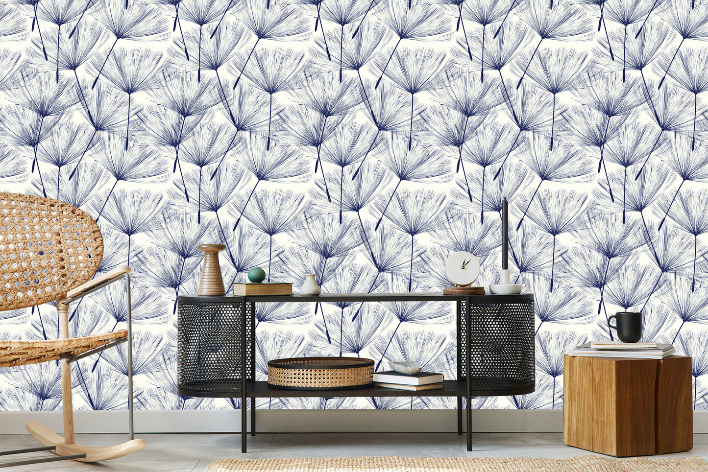 Wallpaper Modern Dandelion Seeds For Bedroom