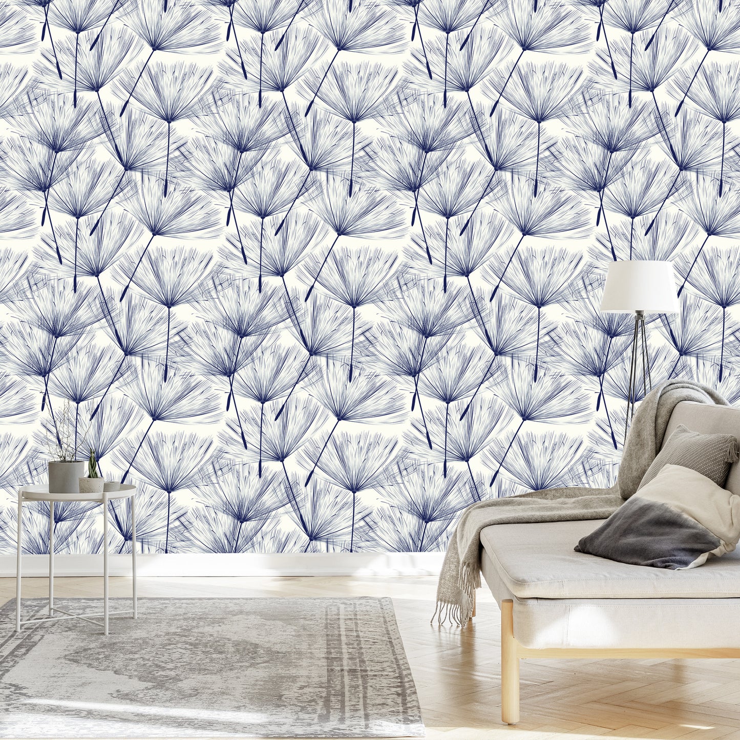 Wallpaper Modern Dandelion Seeds For Bedroom