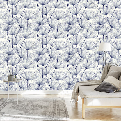 Wallpaper Modern Dandelion Seeds For Bedroom