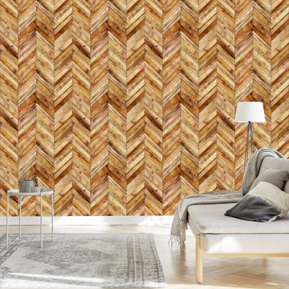 Wallpaper Plank Imitation