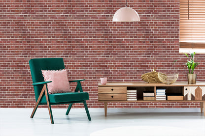 Wallpaper Dark Red Brick