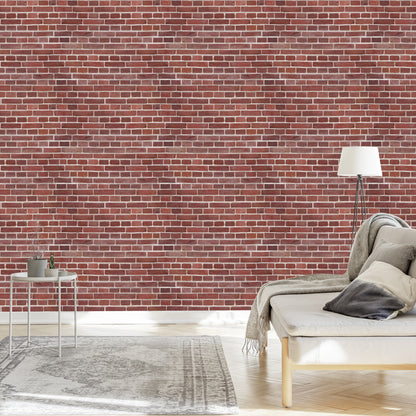 Wallpaper Dark Red Brick
