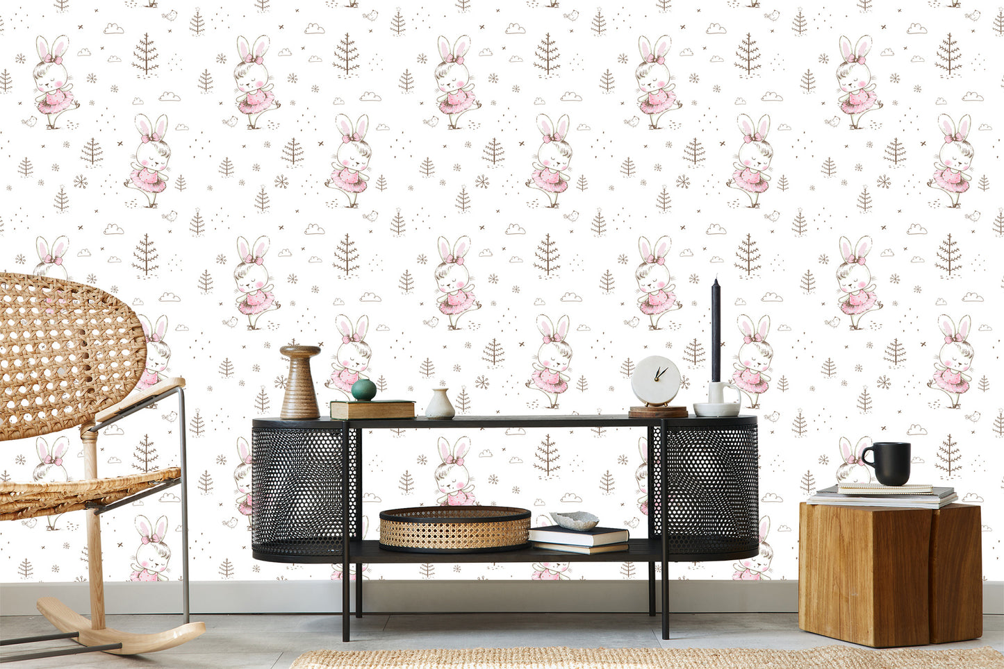 Wallpaper Into The Girl's Room Dancing Bunny