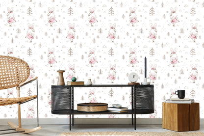 Wallpaper Into The Girl's Room Dancing Bunny
