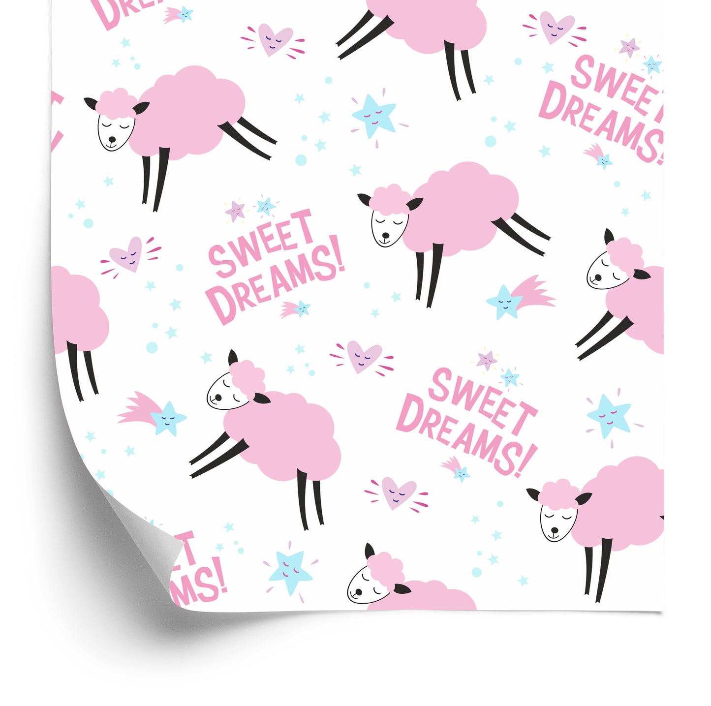 Wallpaper Pink Sheeps