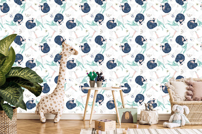 Wallpaper Girls Among Butterflies