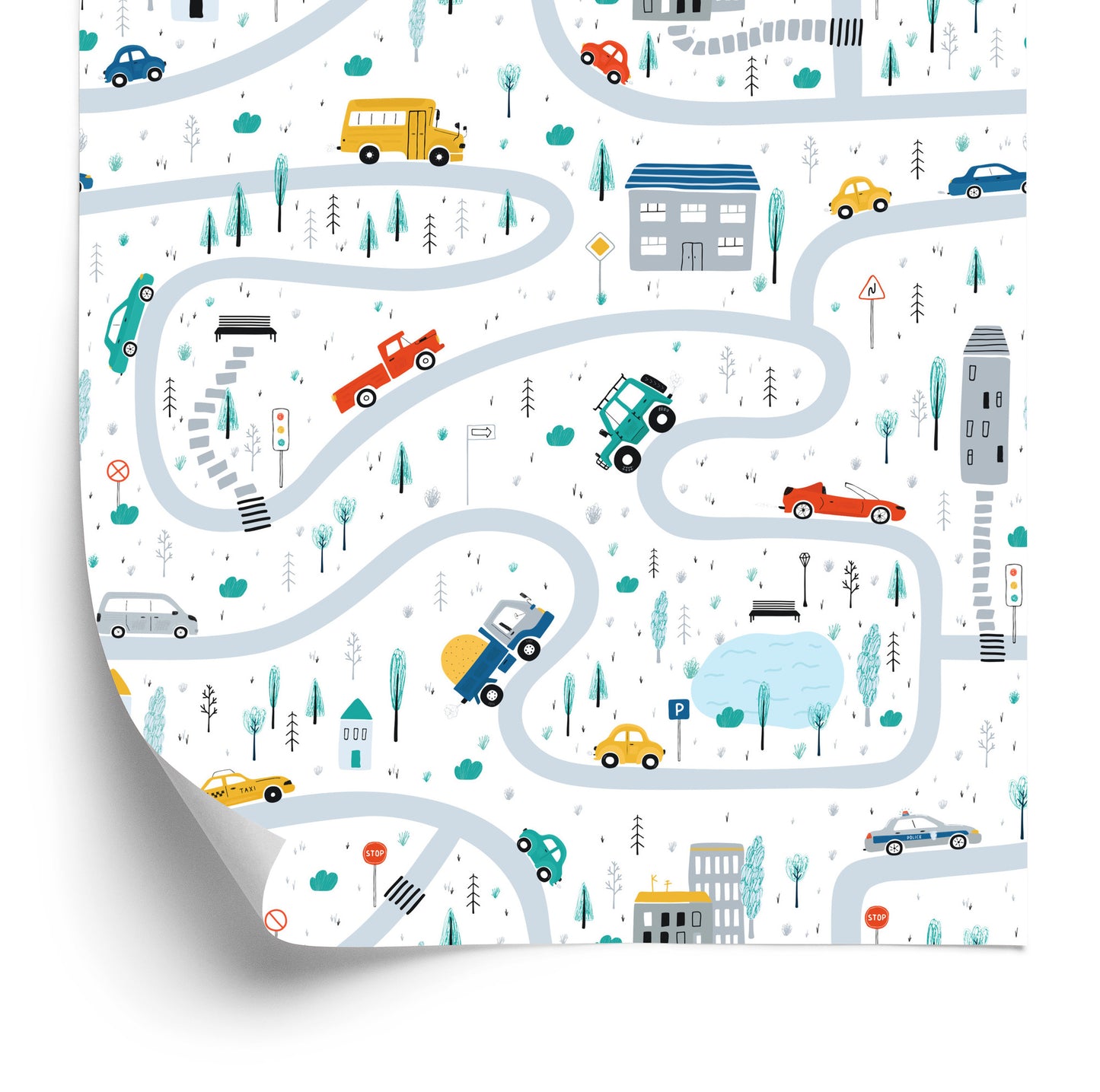 Wallpaper Cartoon City