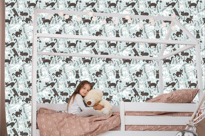 Wallpaper For Children - Lovely Cats