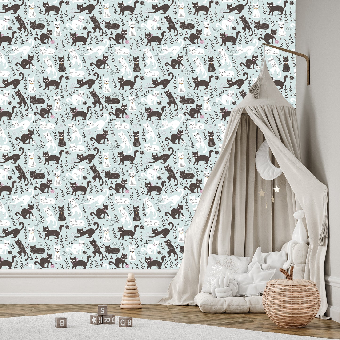 Wallpaper For Children - Lovely Cats