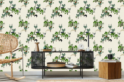 Wallpaper Savannah Animals And Trees