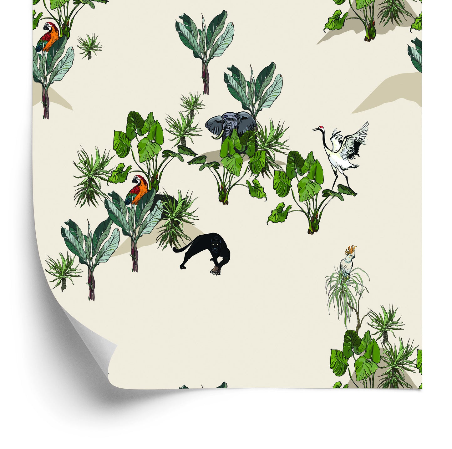 Wallpaper Savannah Animals And Trees