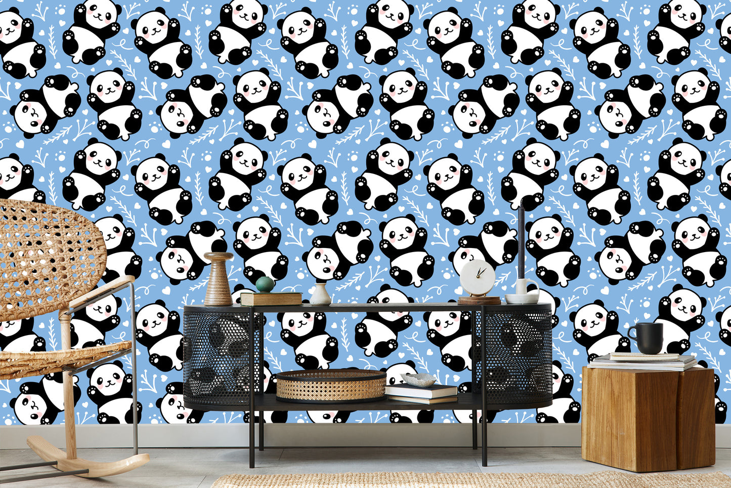 Wallpaper For Children - Panda Bears