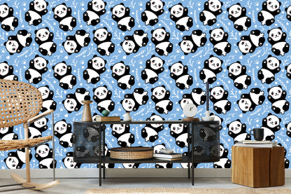 Wallpaper For Children - Panda Bears