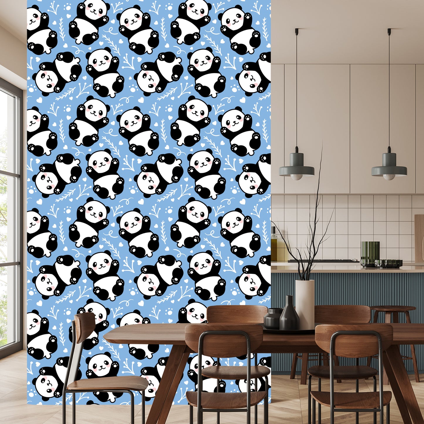 Wallpaper For Children - Panda Bears