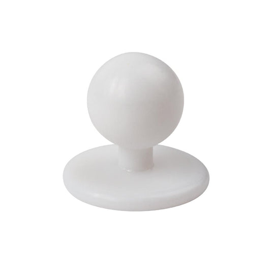 Whites Stud Buttons White (12 Pack) a017