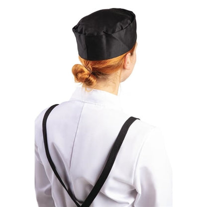 Whites Chef Skull Cap Black p_a206