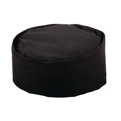 Whites Chef Skull Cap Black p_a206