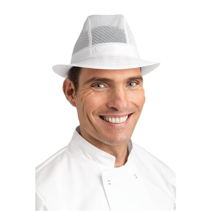 Trilby Hat White p_a214