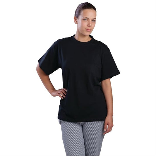 Nisbets Essentials T-Shirts Black (2 Pack) p_bb478
