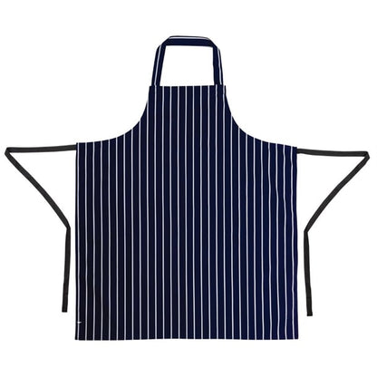 Whites XL Butchers Stripe Bib Apron Blue/White a662