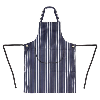 Whites Butchers Stripe Pocket Bib Apron Blue/White a535