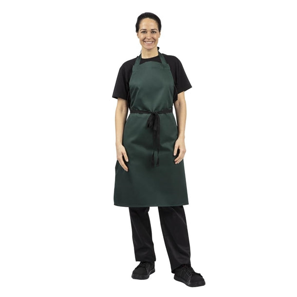 Whites Bib Apron Bottle Green a540