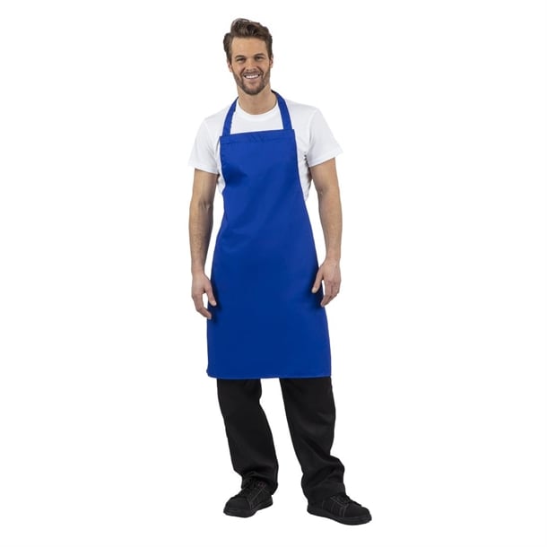 Whites Bib Apron Royal Blue a542