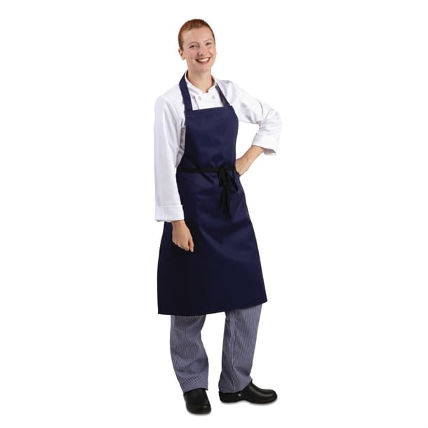 Whites Bib Apron Navy Blue a543