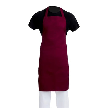 Whites Bib Apron Burgundy a557