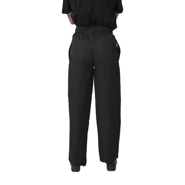 Whites Vegas Chef Trousers Polycotton Black (5 Pack) p_sa824