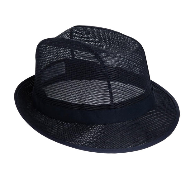 Trilby Hat Navy Blue p_a652