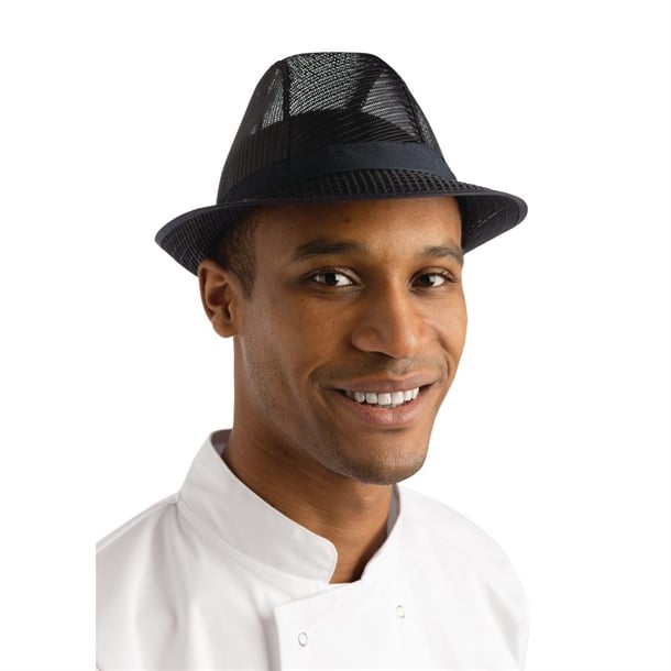 Trilby Hat Navy Blue p_a652