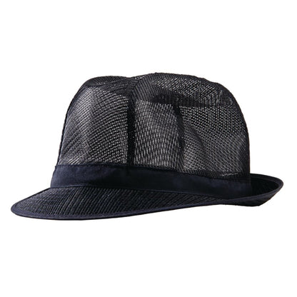 Trilby Hat Navy Blue p_a652