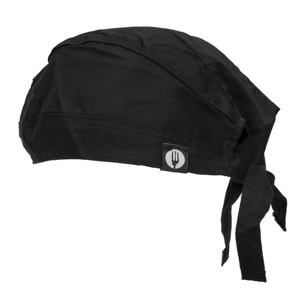 Chef Works Headwrap Black a702