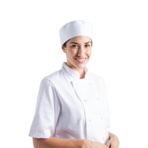 Chef Works Cool Vent Beanie White a703