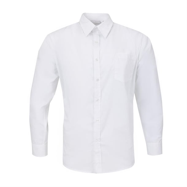 Uniform Works Dress Shirt Long Sleeve White p_a730