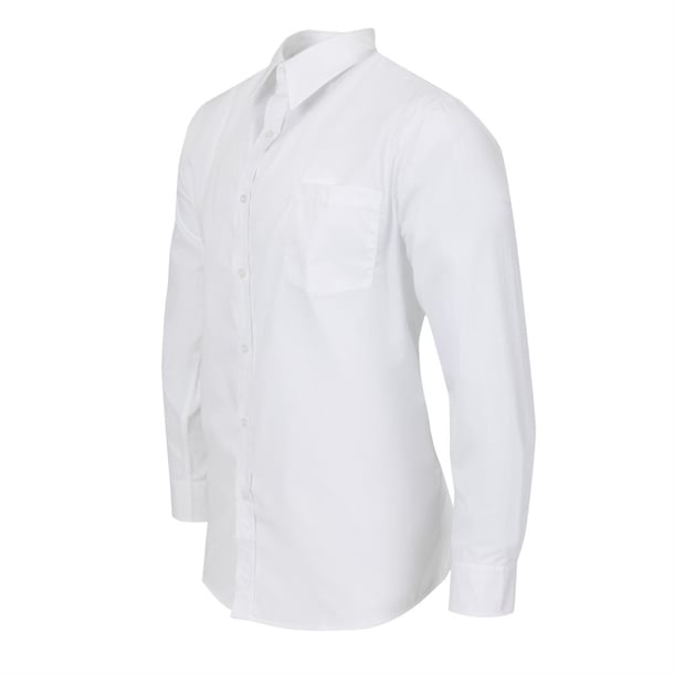 Uniform Works Dress Shirt Long Sleeve White p_a730
