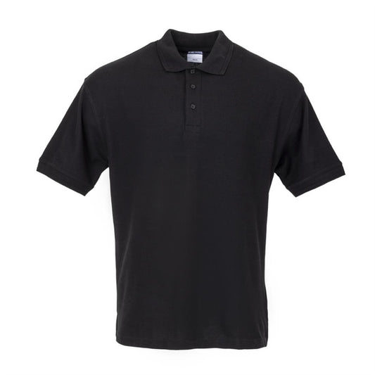 Portwest Unisex Polo Shirt Black p_a735