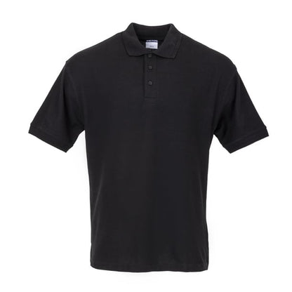 Portwest Unisex Polo Shirt Black p_a735