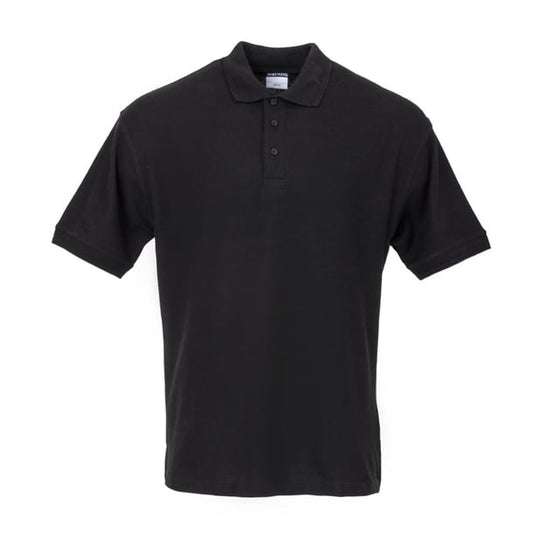 Portwest Unisex Polo Shirt Black p_a735