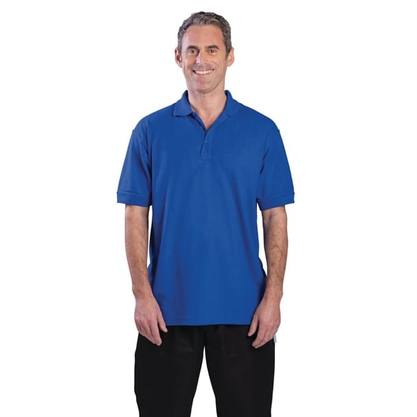 Unisex Polo Shirt Royal Blue p_a763