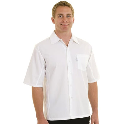 Chef Works Unisex Cool Vent Chefs Shirt White p_a912