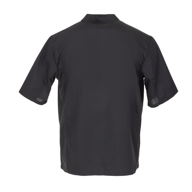 Chef Works Unisex Cool Vent Chefs Shirt Black p_a913