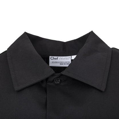 Chef Works Unisex Cool Vent Chefs Shirt Black p_a913