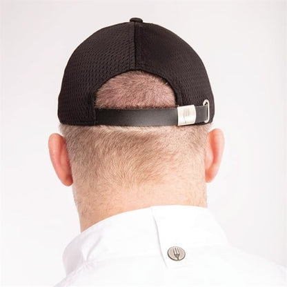 Chef Works Cool Vent Baseball Cap with Grey a942