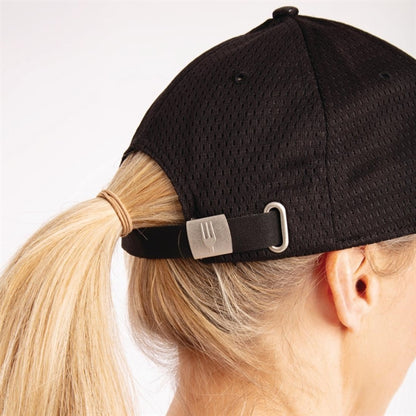 Chef Works Cool Vent Baseball Cap Black with Red a945